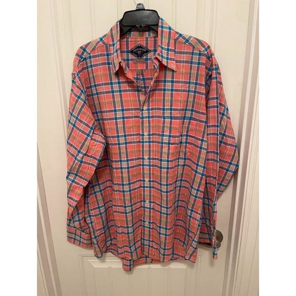 Bills Khakis Mens Plaid Button-Down Shirt Relaxed Fit M 100%‎ Cotton - Picture 1 of 10